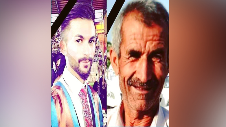 کوڕ و باوکێک پێکەوە خنکان